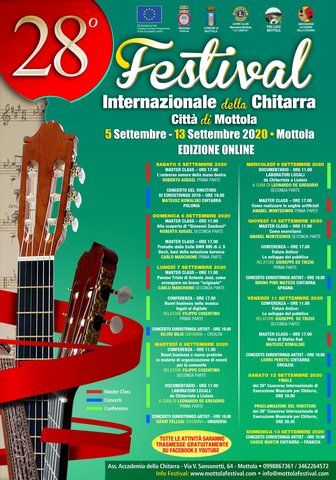 Festival Internazionale della chitarra 2020